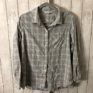 Grey and White flannel XL